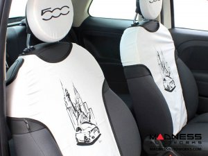 FIAT 500 Seat Cover Set - Statue of Liberty/ New York